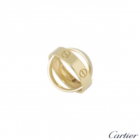 Cartier Yellow Gold Double Love Ring